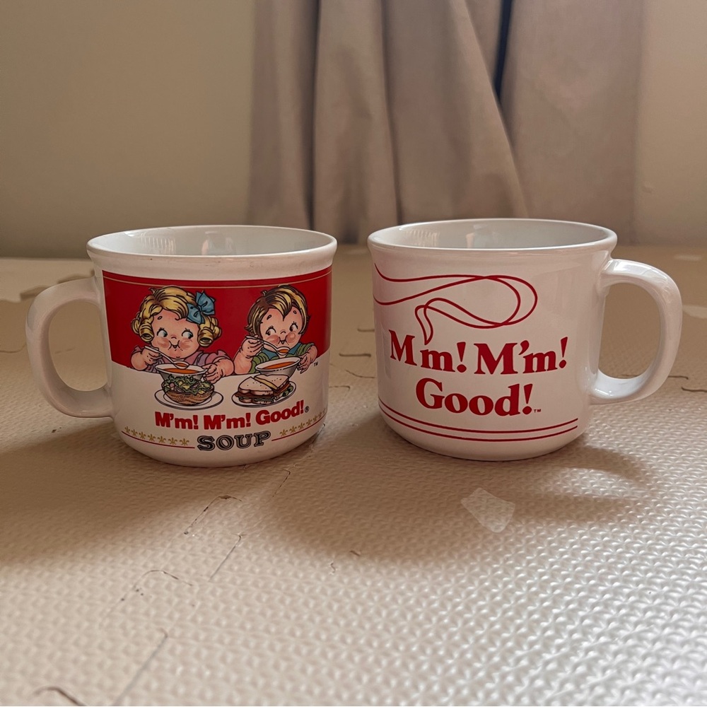 Vintage 1989 Campbell’s Soup Mug “M’m! M’m! Good!” Retro Kitchenware